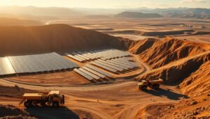 energia solar em mineração
