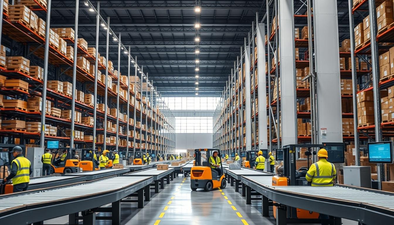 prevenção de falhas em centros de distribuição