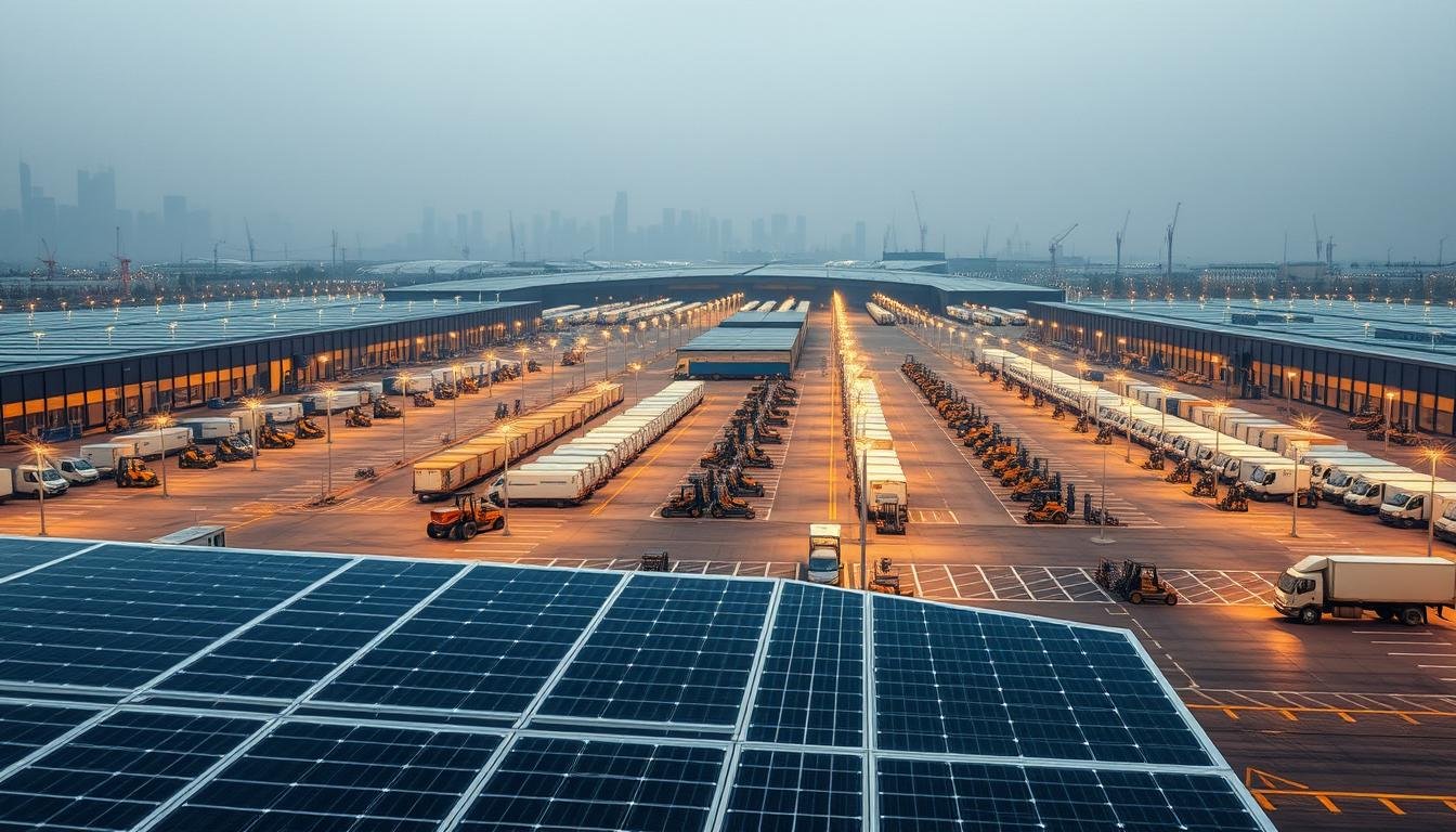 energia renovável em logística
